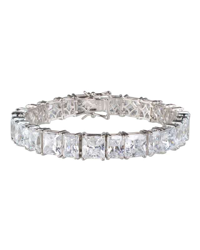 Princess Cubic Zirconia Tennis Bracelet